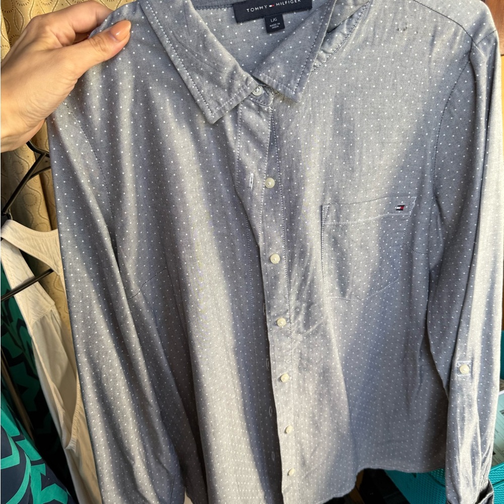 Tommy Hilfiger Blue button down Shirt